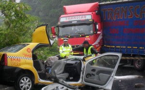 Accident DN1 Bradu 1