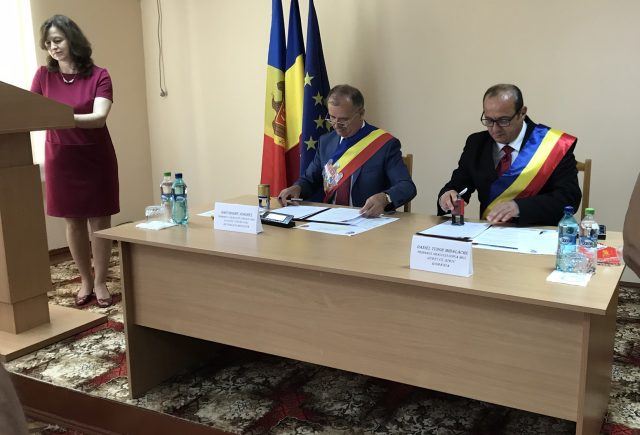 Acord de înfrățire între orașele Copșa Mică și Ștefan Vodă