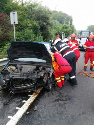 accident petrecut pe DN 1 judetul Sibiu