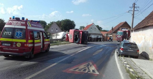 o cisternă răsturnată dn 1 scoreiu