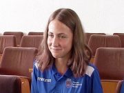 Atleta Iulia Mărginean prima la 3000m în Finala Campionatului Naţional J3 Atleta Iulia Mărginean, de la Clubul Sportiv Şcolar Mediaş