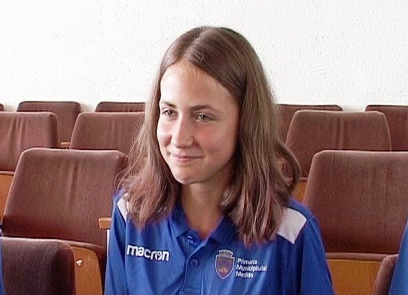 Atleta Iulia Mărginean, de la Clubul Sportiv Şcolar Mediaş