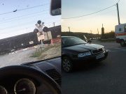 Nervi întinși la maxim în gara Dumbrăveni | Trenul a blocat din nou trecerea CFR blocaj bariera gara dumbraveni