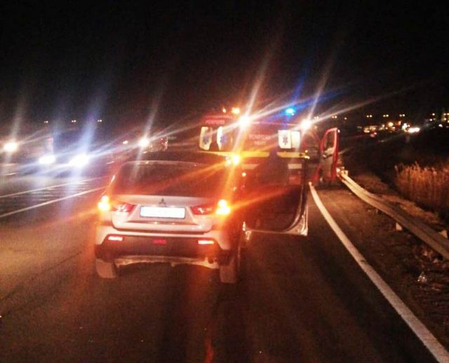 Pieton băut accidentat