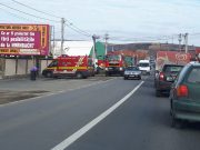 incendiu camion Șura Mare în județul Sibiu