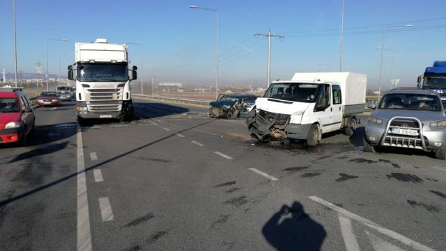 accident iesire a1 spre agnita