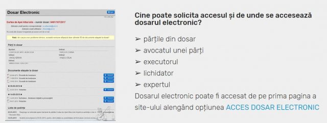 APLICAȚIA DOSARUL ELECTRONIC