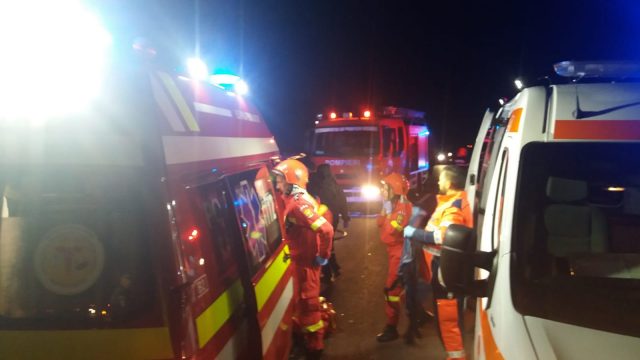 Accident grav pe DJ 106