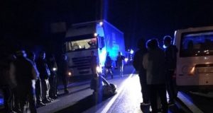 la ieșirea din Slimnic spre Mediaș