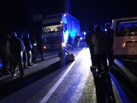 PIETON ACCIDENTAT la ieșirea din Slimnic spre Mediaș
