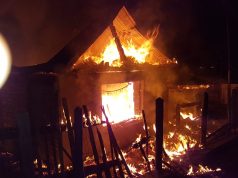 Incendiu violent la Copșa Mică | Foto incendiu