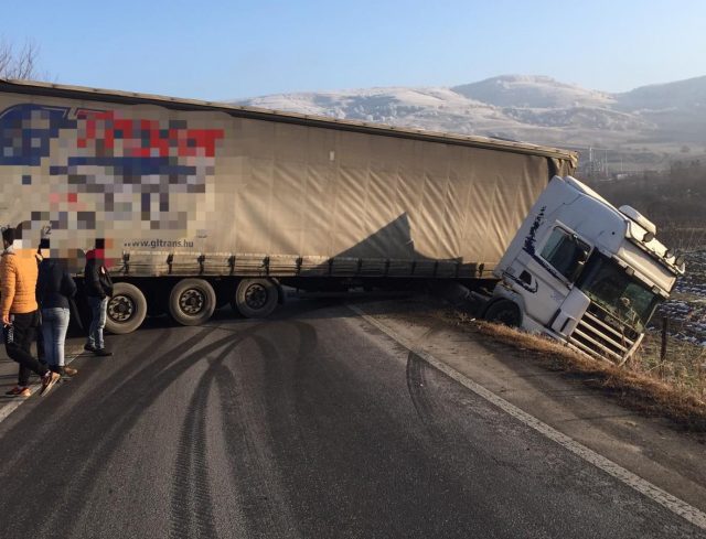DN 14 TRAFIC BLOCAT
