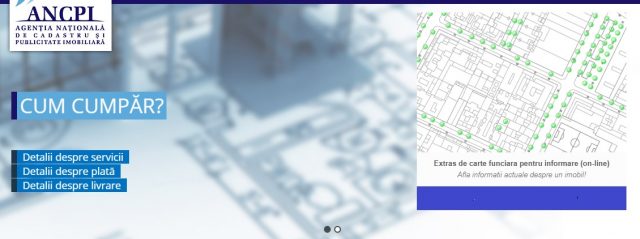 cadastru online Serviciu online de eliberare a extrasului de plan cadastral