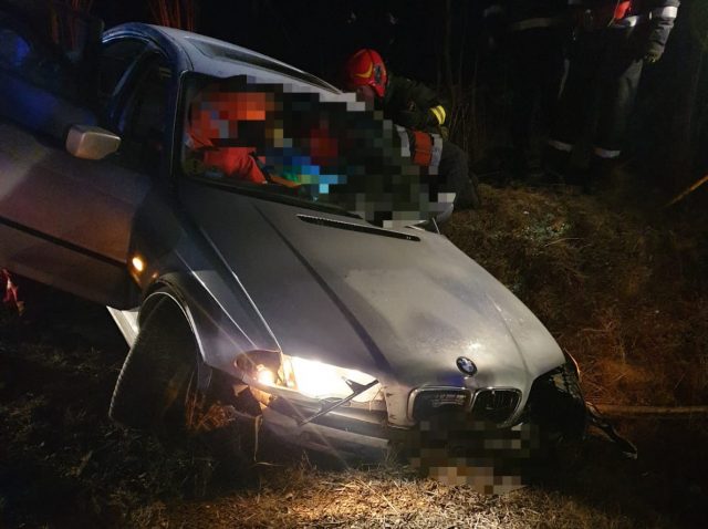 ACCIDENT COPSA la ieșirea din Copșa Mică