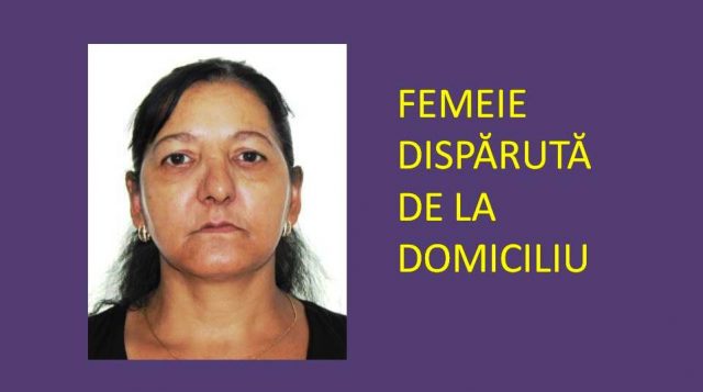 disparuta femeie