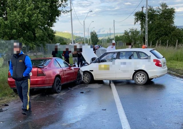 La ieșirea din Mediaș spre Dârlos