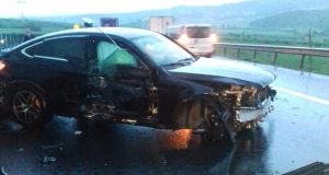 Accident pe autostrada A1 Sibiu-Sebeș