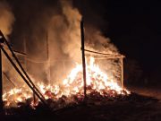 Incendiu azi noapte la Dupuș, în comuna Ațel Incendiu Dupuș comuna ațel