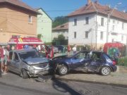 Accident pe strada 1 Decembrie din Mediaș