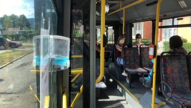 Controale Poliție în autobuze masca