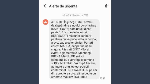 Județul Sibiu a depășit