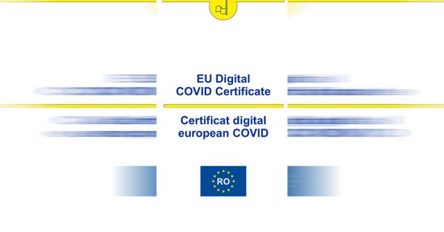 certificatul digital COVID