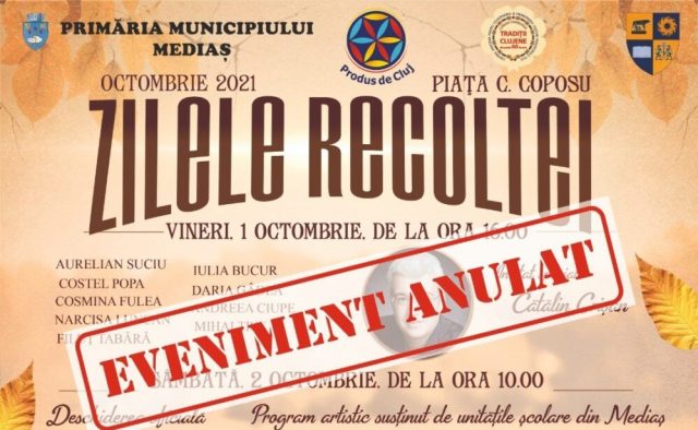 Zilele Recoltei anulate