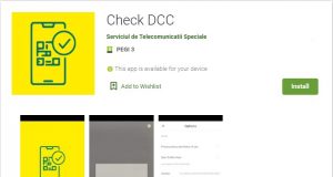 Aplicația Check DCC