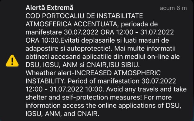 MESAJ RO-ALERT