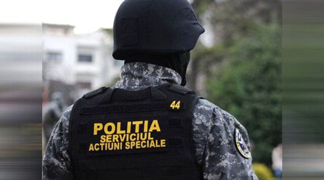 Serviciului pentru Acțiuni Speciale Sibiu 1 Poliția a folosit armamentul pentru calmarea unui scandal