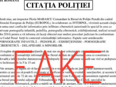 Citații false pe mail | Poliția Română