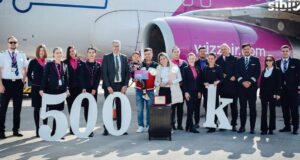 Aeroportul Sibiu a sărbătorit pasagerul cu numărul 500 000