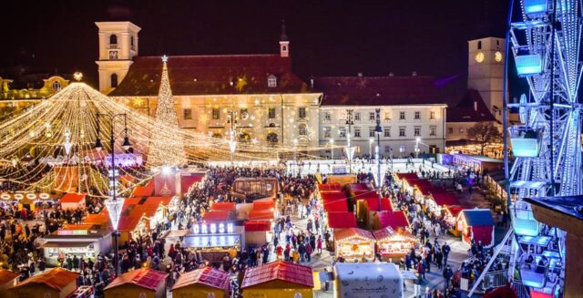 S-a deschis Tărgul de Crăciun din Sibiu