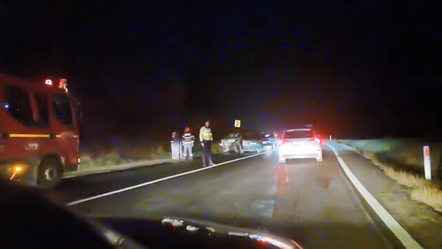 Accident produs pe DN 14