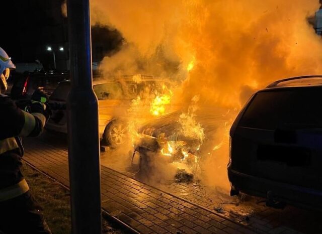 incendiu auto