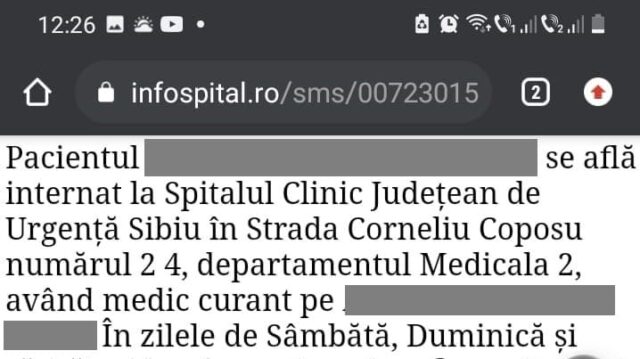 Metode moderne de comunicare implementate la Spitalul Județean Sibiu
