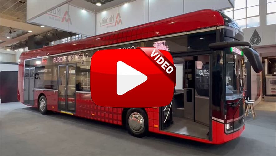 Automecanica Mediaș lansează la Bruxelles primul autobuz electric produs în România