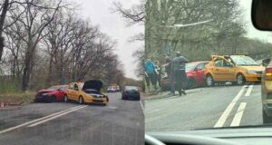Accident produs pe DN 14