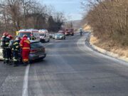 Accident pe DN 14 în apropiere de Ruși Accident pe DN 14 în apropiere de Ruși