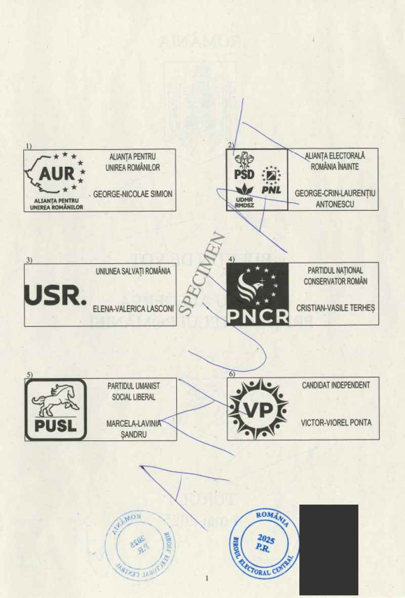 buletin de vot 2025 turul 1 - pagina 2