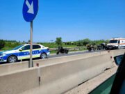 Accident la Șura Mică | Motociclist răsturnat pe carosabil Accident la Șura Mică | Motociclist răsturnat pe carosabil
