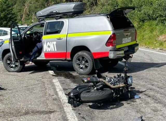 Motociclist accidentat pe Transfăgărășan