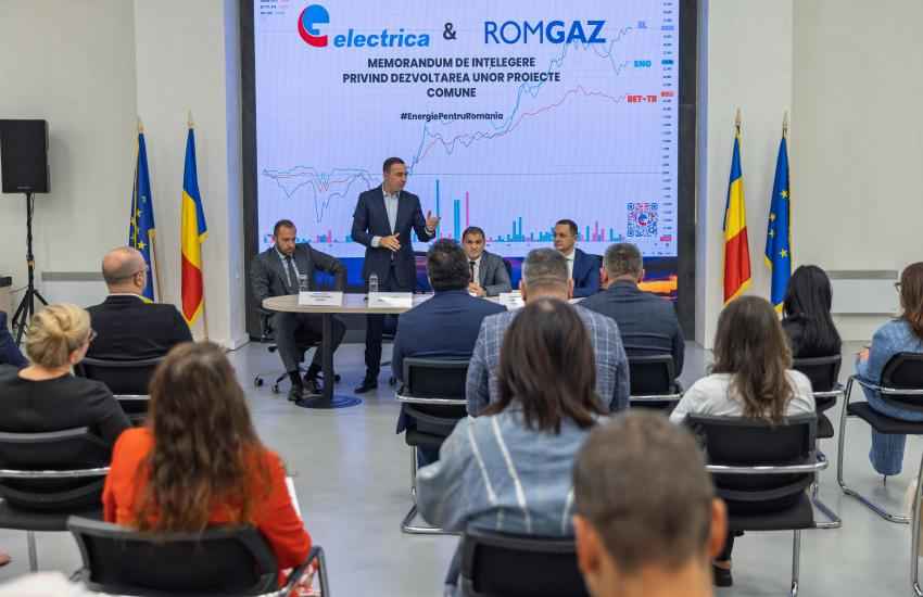 Memorandum de înțelegere Romgaz cu Electrica