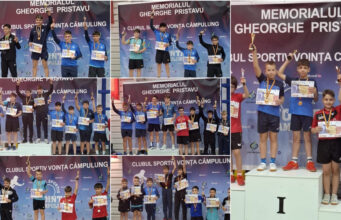 Rezultate excelente la Memorialul „Gheorghe Pristavu” pentru sportivii Secției de tenis de masă a CSM Mediaș