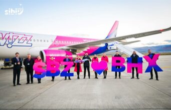 Primul zbor direct pe noua rută Sibiu – Birmingham a decolat astăzi de la Aeroportul Internațional Sibiu | CP