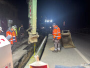 Lucrări exclusiv pe timp de noapte pe strada Hermann Oberth | Se reabilitează conducta de transport apă potabilă | Foto