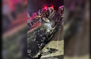 Accident grav | Un șofer băut a lovit un cap de pod și s-a răsturnat | Foto