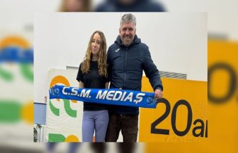 Alexandra Hudea pe prima treaptă a podiumului la Campionatul Național de Sală