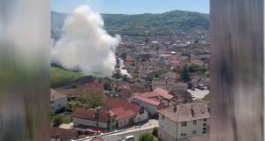 Incendiu în cartierul Vasia din Mediaș