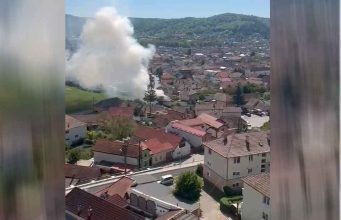 Incendiu în cartierul Vasia din Mediaș